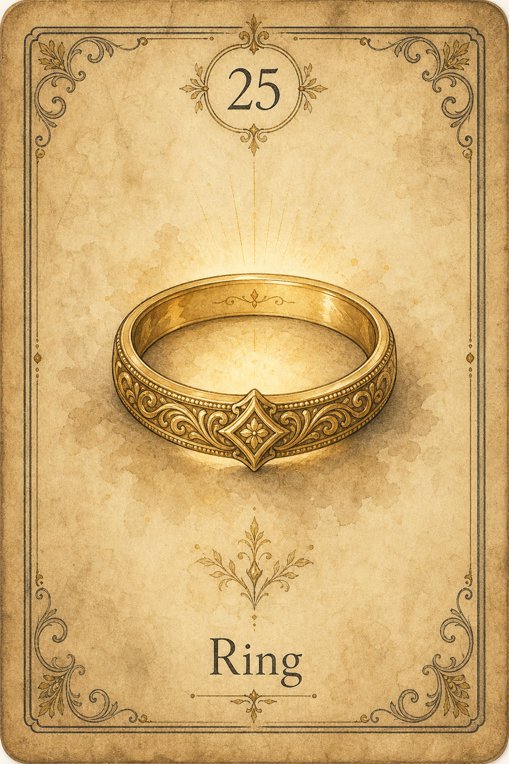 Ring Lenormand card illustration