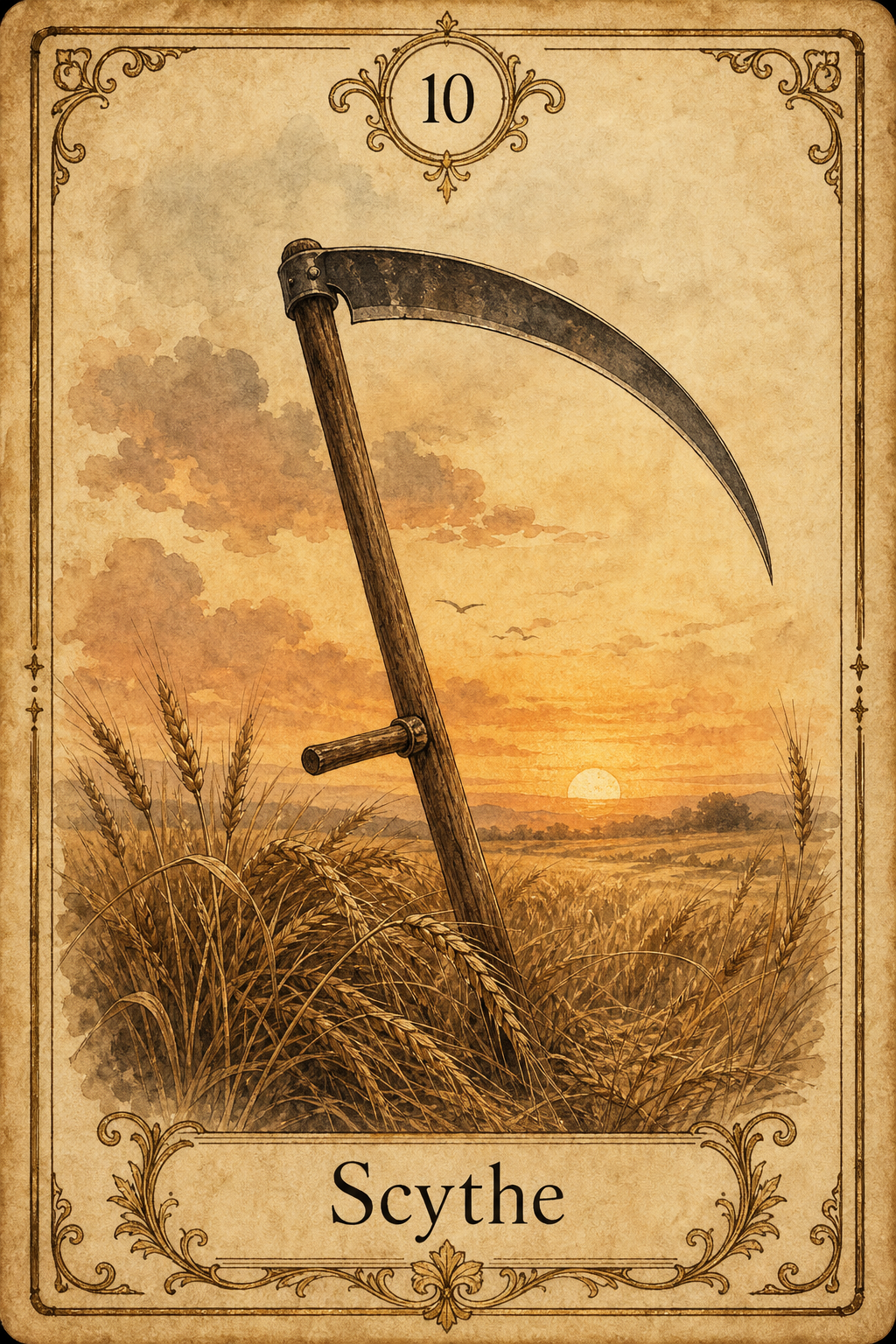 Scythe Lenormand card illustration